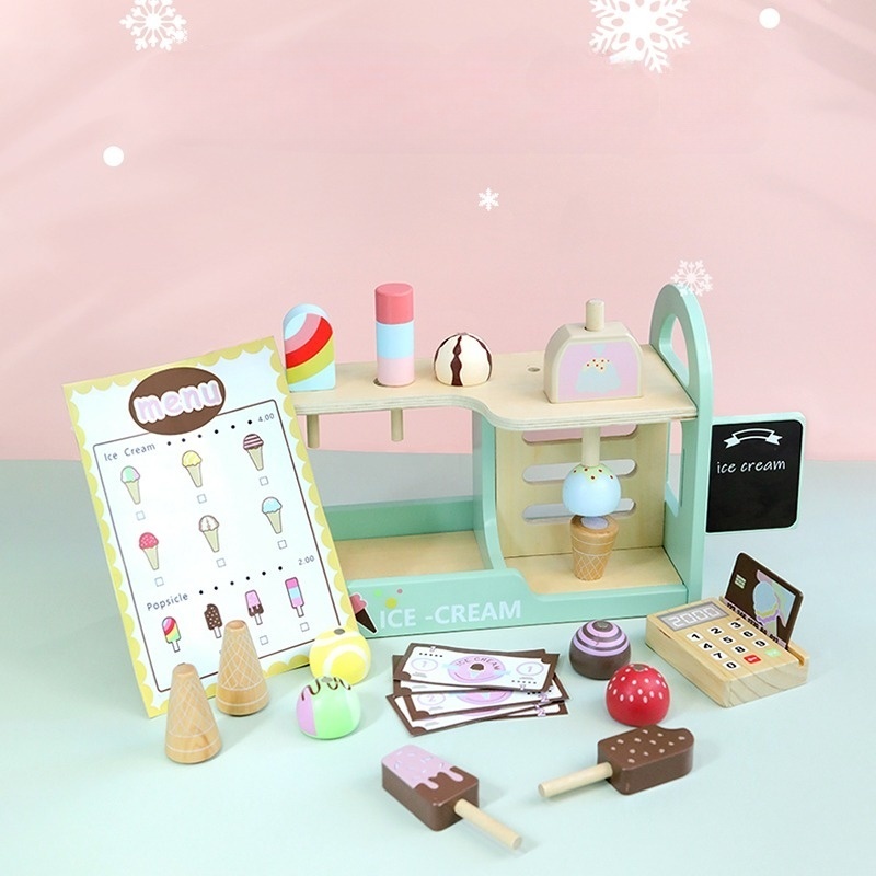 Kids Education Store - Wooden Educational Pretend Play Simulated Ice