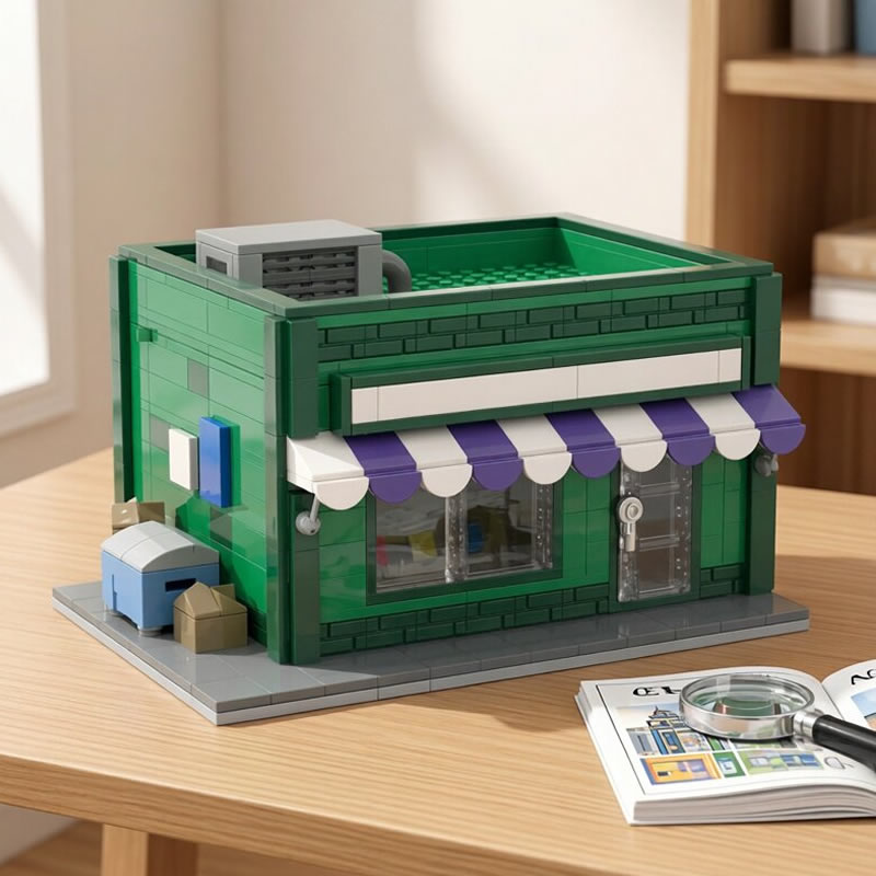 Kids Education Store - Building Blocks MOC Modular Mini Street