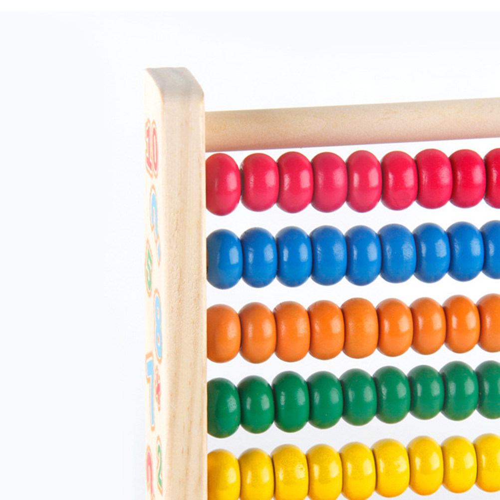 10 Stalls Wooden Math Abacus C - Kids Educational Computer recension och pris