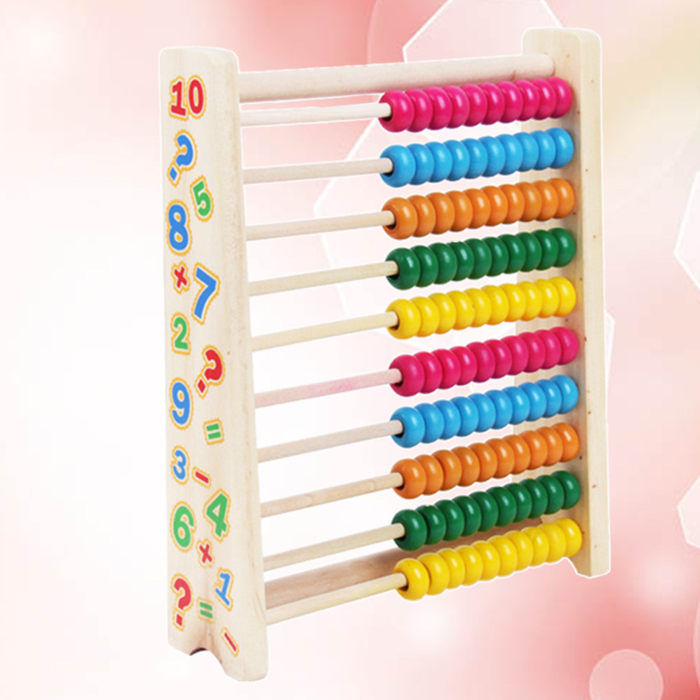 10 Stalls Wooden Math Abacus C - Kids Educational Computer recension och pris