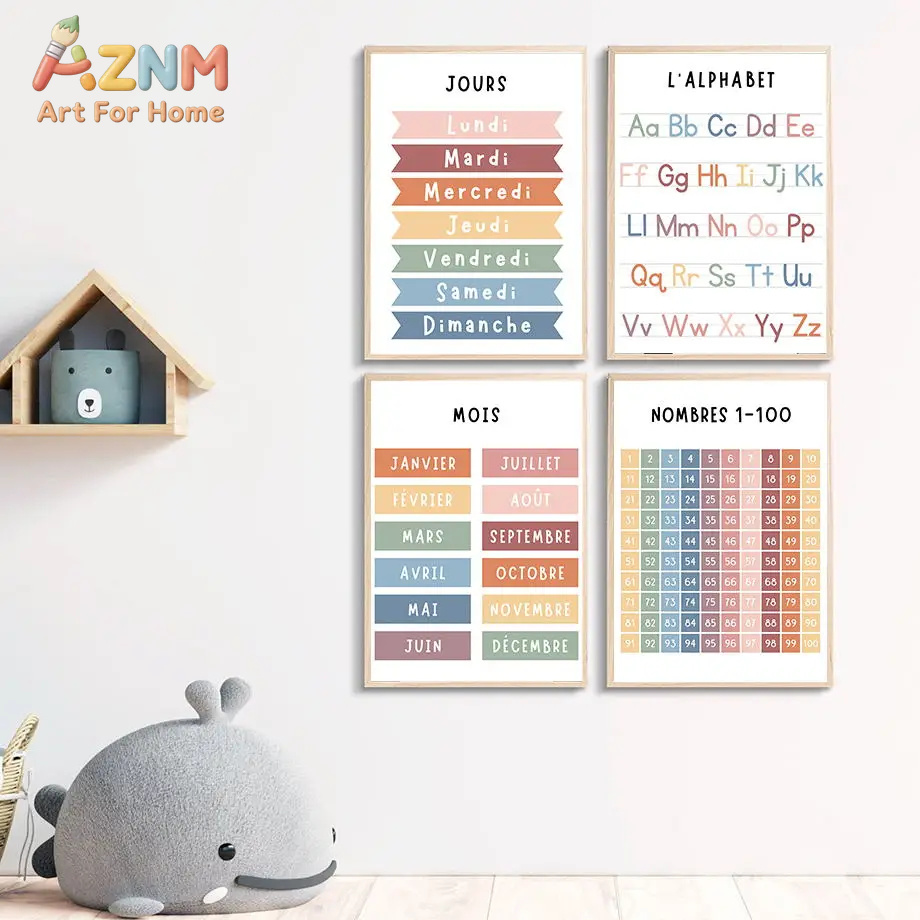English French Number Alphabet - Kids Educational - Alphabet Numbers & More recension och pris