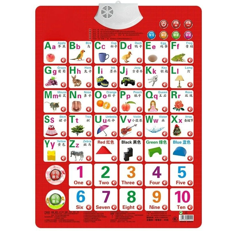 Learn Numbers Alphabet Card Bo - Kids Educational - Alphabet Numbers & More recension och pris