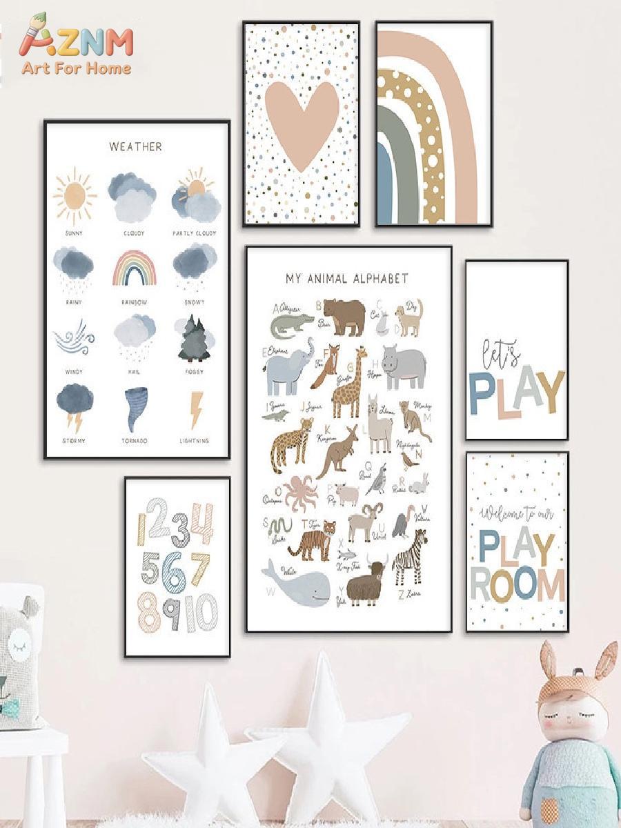 AZNM Boho Kids Educational Can - Kids Educational - Alphabet Numbers & More recension och pris