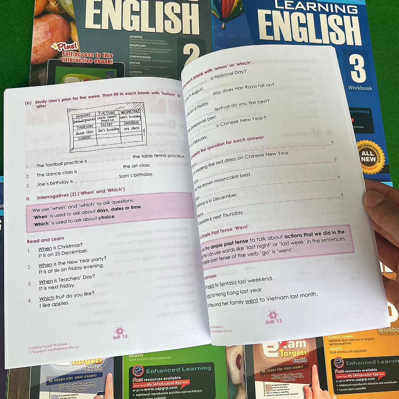 2 Book Sap Education 1- 6 Grad - Kids Education In Singapore recension och pris