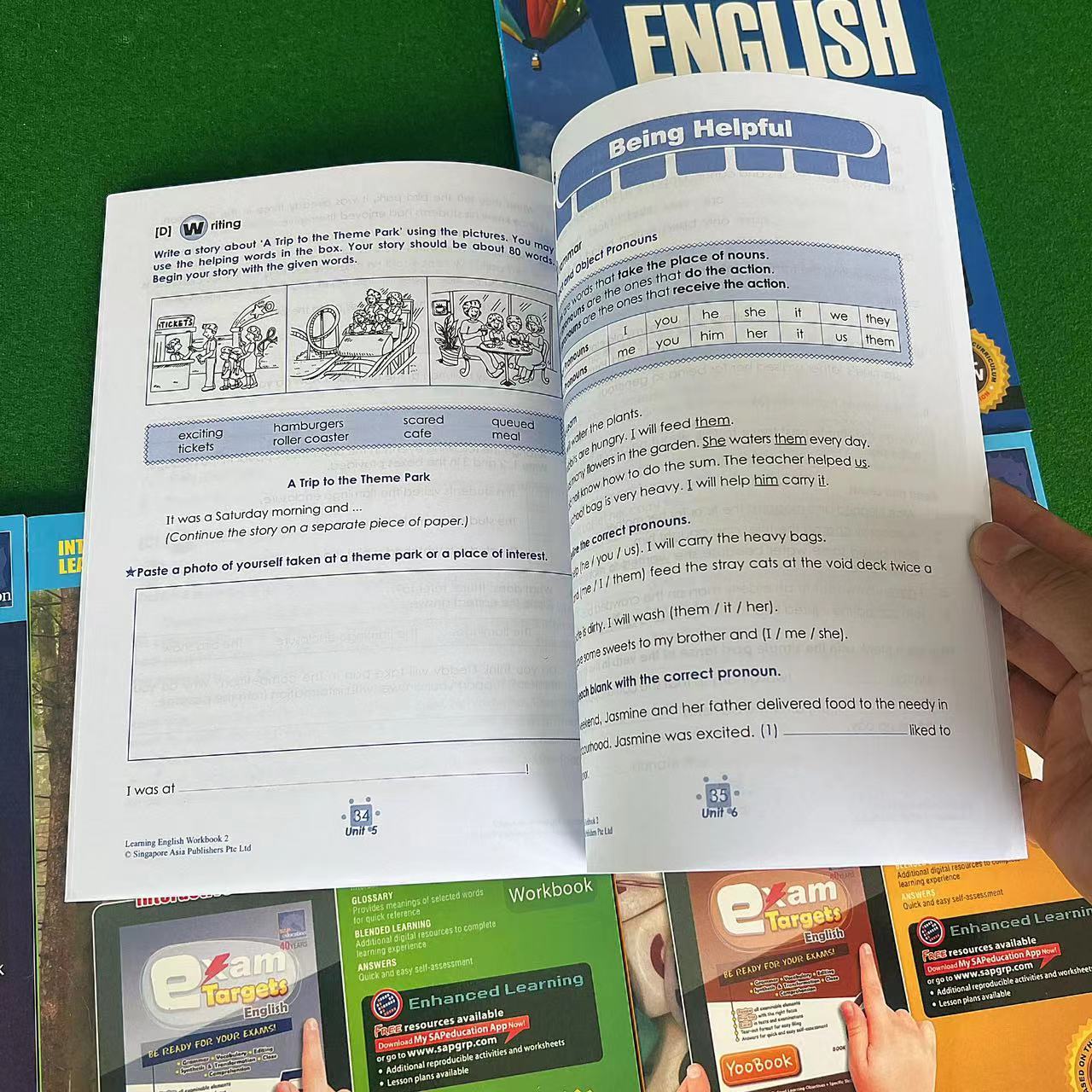 2 Book Sap Education 1- 6 Grad - Kids Education In Singapore recension och pris