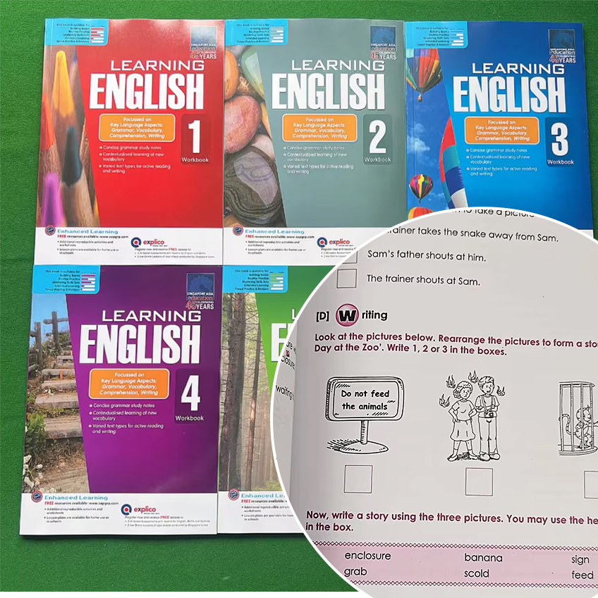1 Book Sap Education 1- 6 Grad - Kids Education In Singapore recension och pris