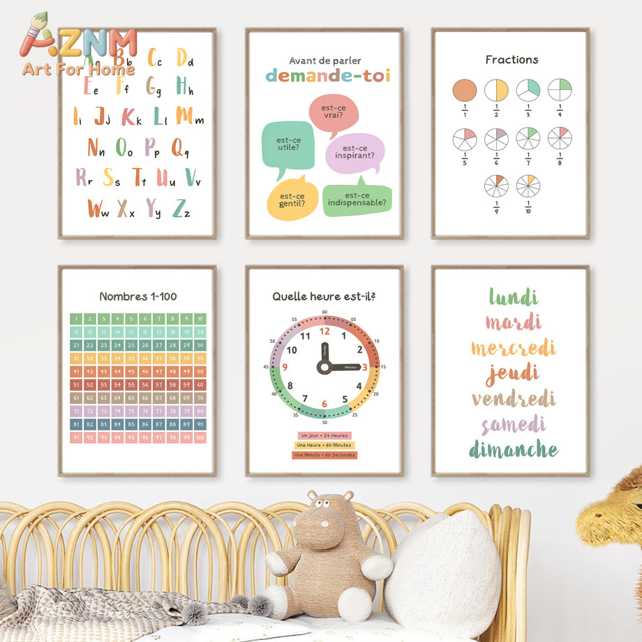 AZNM French Kids Educational C - Kids Educational - Alphabet Numbers & More recension och pris