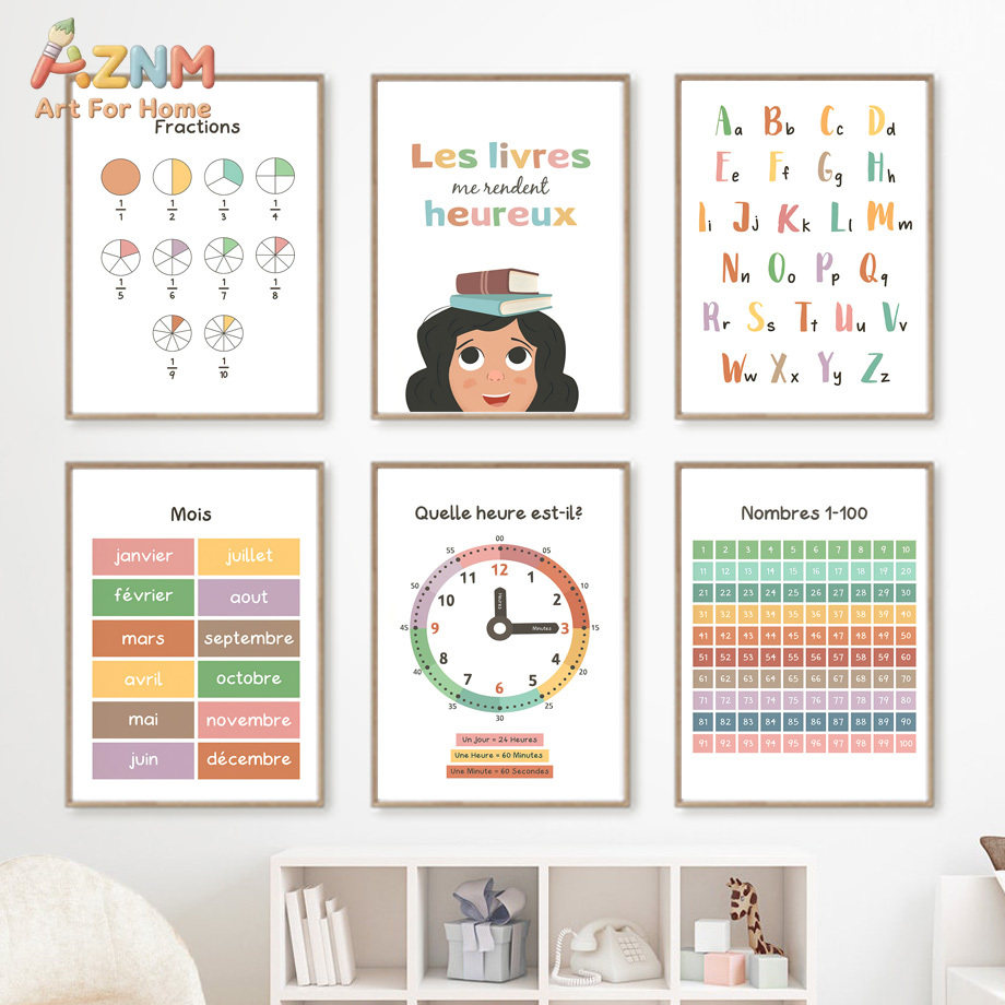 AZNM French Kids Educational C - Kids Educational - Alphabet Numbers & More recension och pris