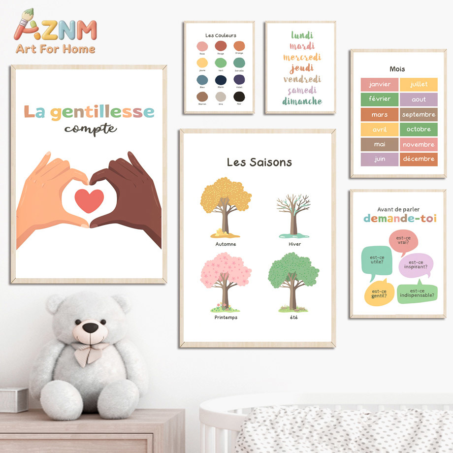 AZNM French Kids Educational C - Kids Educational - Alphabet Numbers & More recension och pris