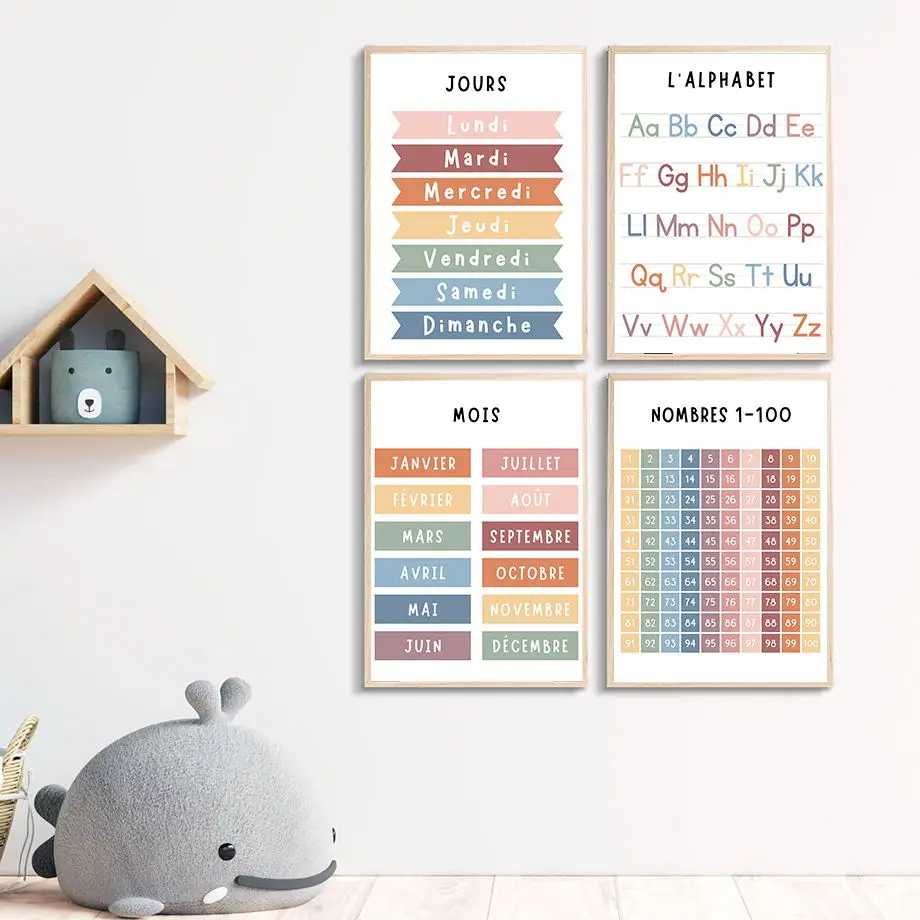 English French Number Alphabet - Kids Educational - Alphabet Numbers & More recension och pris
