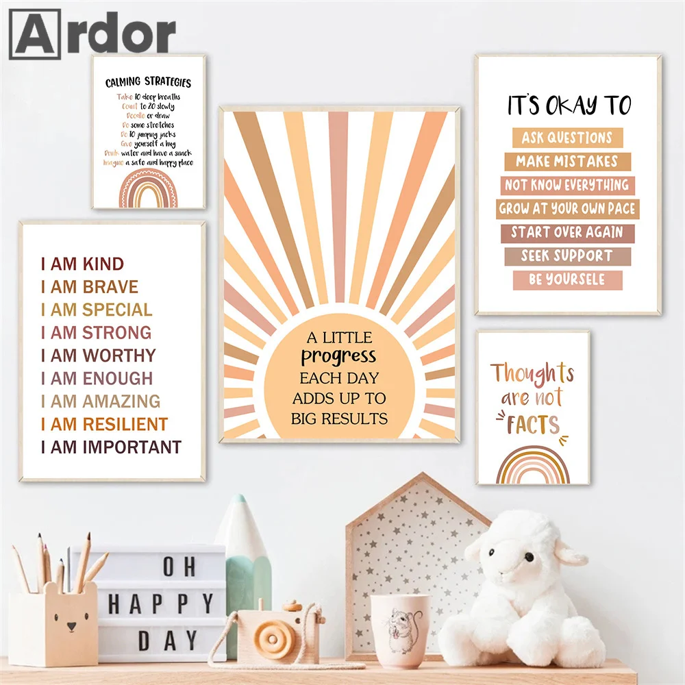 Alphabet Number Rainbow Poster - Kids Educational - Alphabet Numbers & More recension och pris