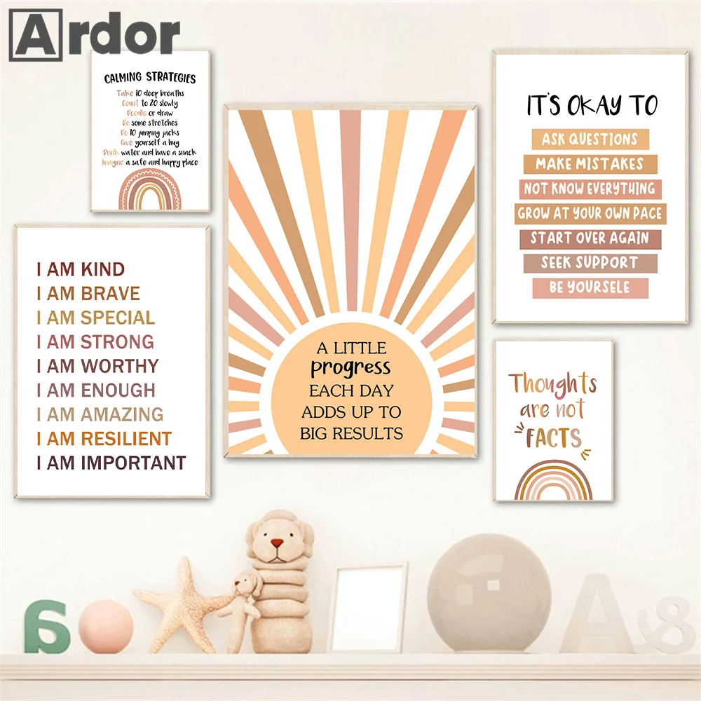 Alphabet Number Rainbow Poster - Kids Educational - Alphabet Numbers & More recension och pris
