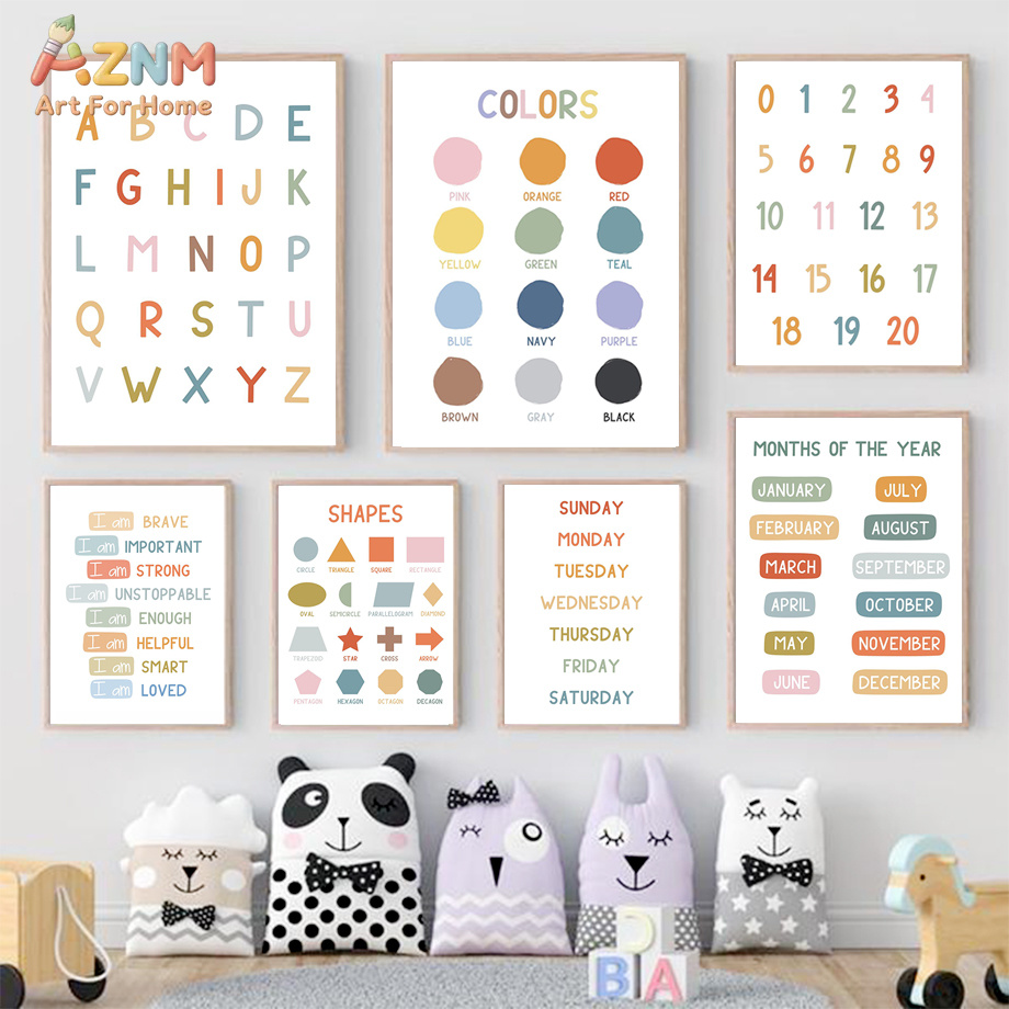 AZNM Educational Kids Learning - Kids Educational - Alphabet Numbers & More recension och pris