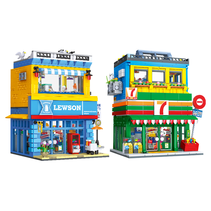 1263+PCS Street Scene Convenie - Kids Education Store recension och pris