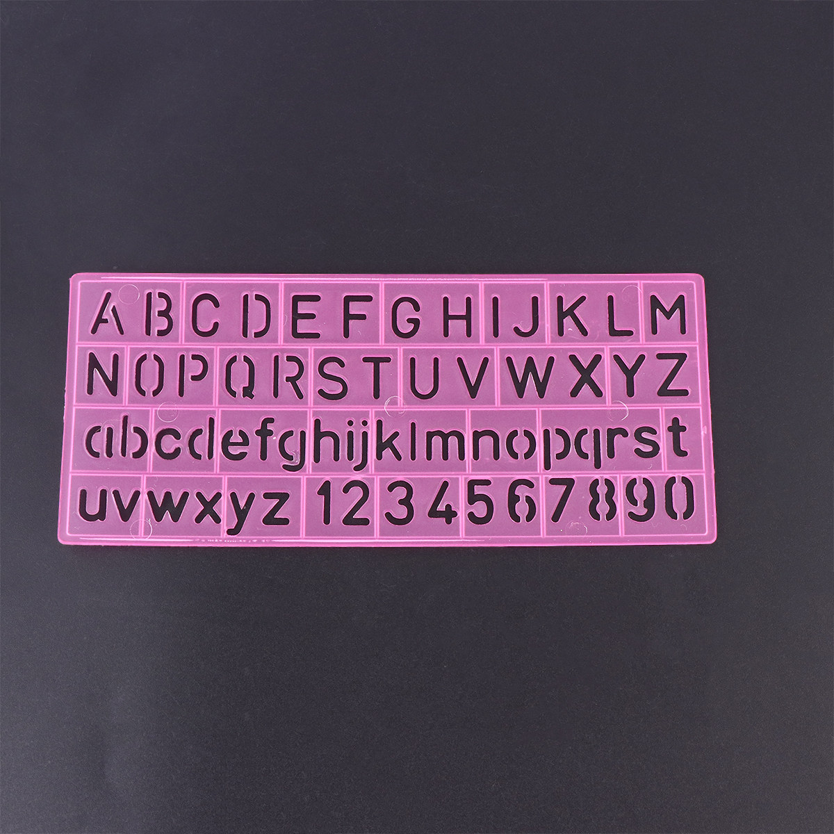 4Pcs Plastic Graffiti Rulers A - Kids Educational - Alphabet Numbers & More recension och pris