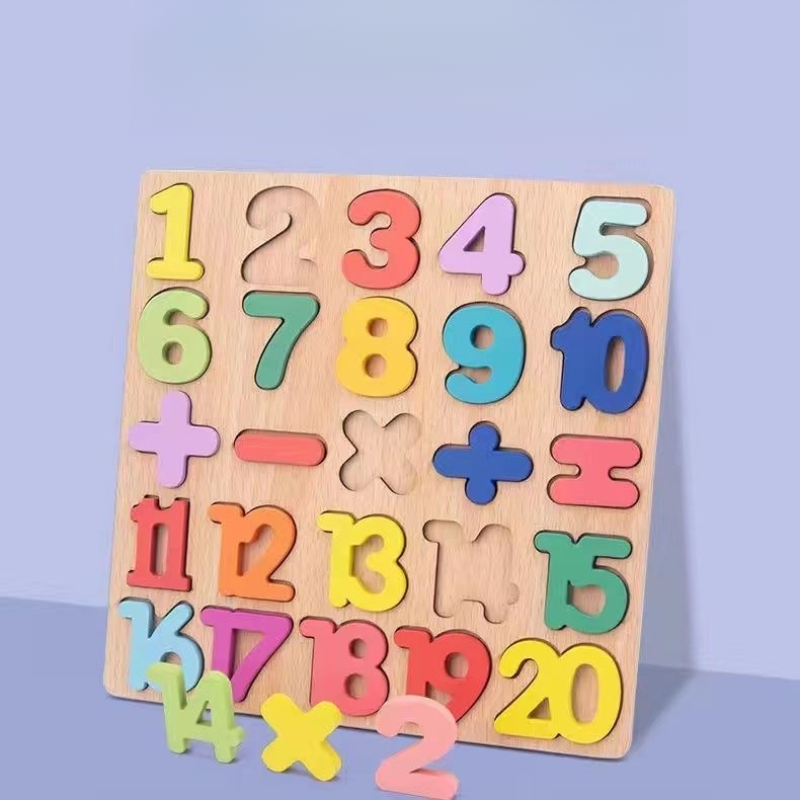 Wooden Alphabet Puzzle Board N - Kids Educational - Alphabet Numbers & More recension och pris