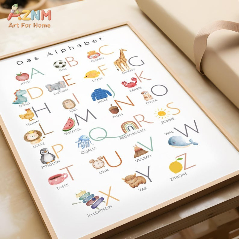 AZNM German Alphabet Numbers C - Kids Educational - Alphabet Numbers & More recension och pris
