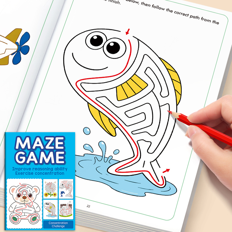 Maze Fun Drawing Book for Kids - Education Kids Definition recension och pris